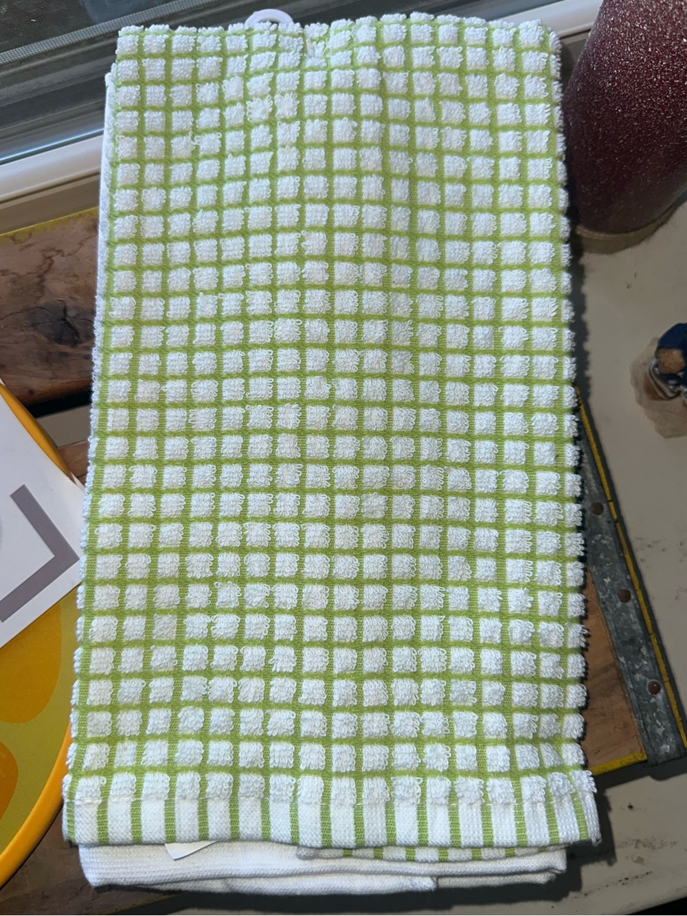 Orange Citrus Bundle includes orange cutting board with 2 dish towels - New - Picture 4 of 7